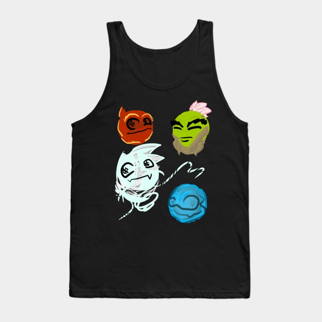 the 4 elements Tank Top by Sinno